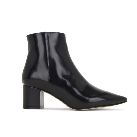 SALE! NWT L'AGENCE Jeanne II Patent Black Ankle Booties